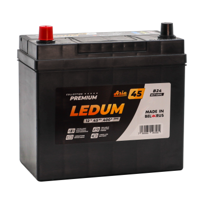 Аккумулятор LEDUM Premium ASIA 6СТ-45 пп